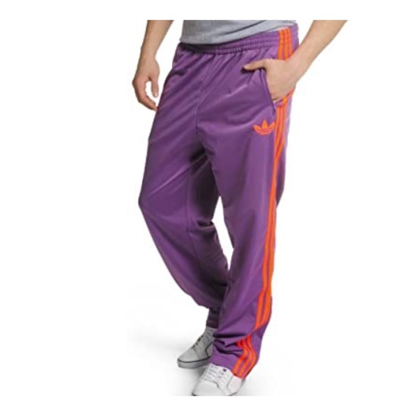 SOLD ADIDAS PURPLE ORANGE ADI FIREBIRD TRACK - Picture 2 of 8